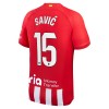 Original Fußballtrikot Atlético Madrid Savic 15 Heimtrikot 2023-24 Für Herren